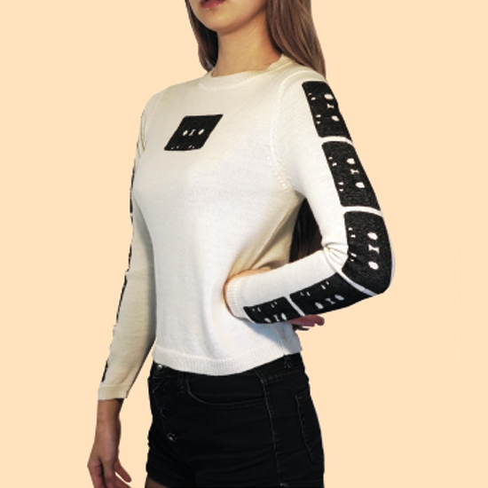 ♡【70%OFF¥17600→¥6200】 pull over / cassette line /cotton